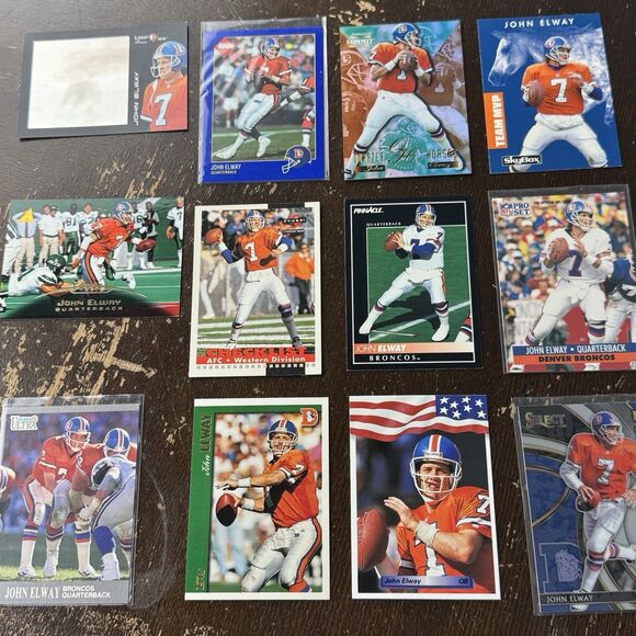 Other - John Elway 12 Card Lot NM w 1996 Pinnacle Summit Quarter Horses Denver Broncos